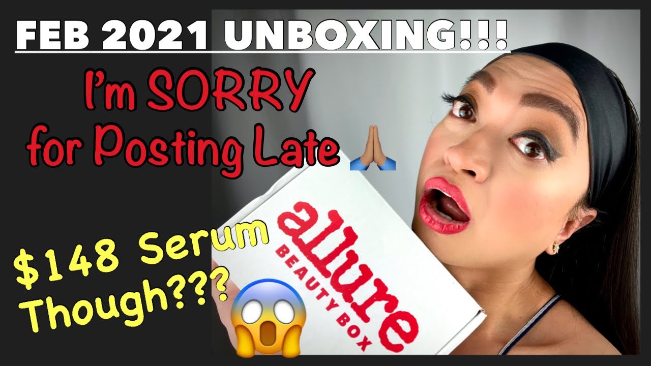 ALLURE BEAUTY BOX UNBOXING FEBRUARY 2021