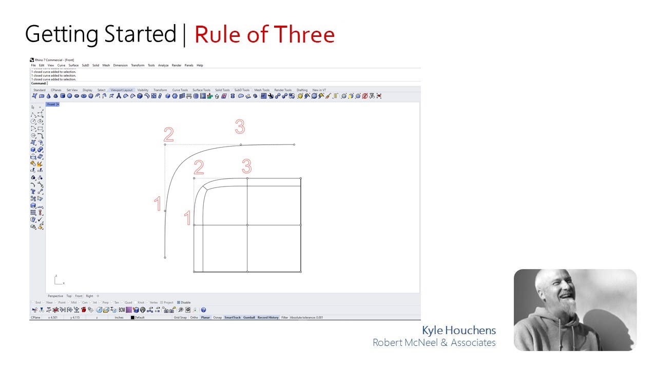 Rhino 7- SubD and the Rule of Three