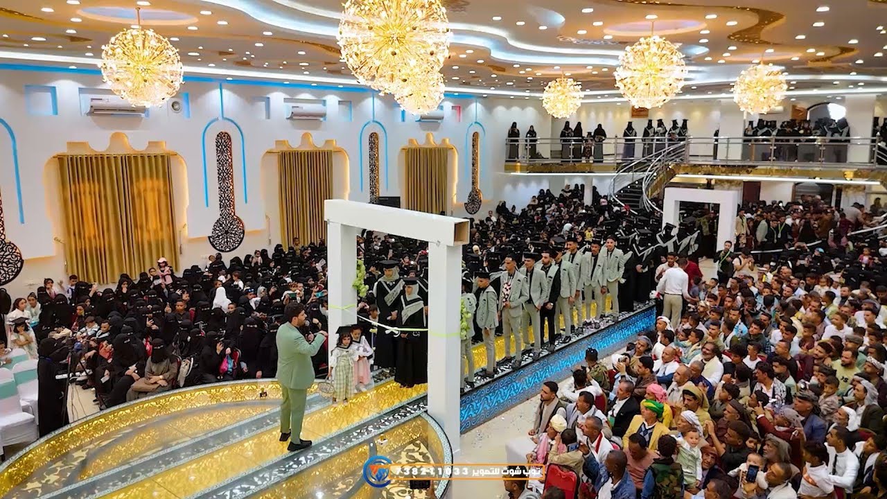 حفل تخرج دفعة(نبض لأجل حياة)قسم مساعد طبيب_جامعة تعز2025|توب شوت للتصوير 