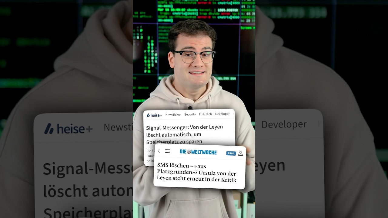📚 Nachrichten l&ouml;schen wegen Speicher?! Die Begr&uuml;ndung ist sinnlos | WWWT | #Shorts