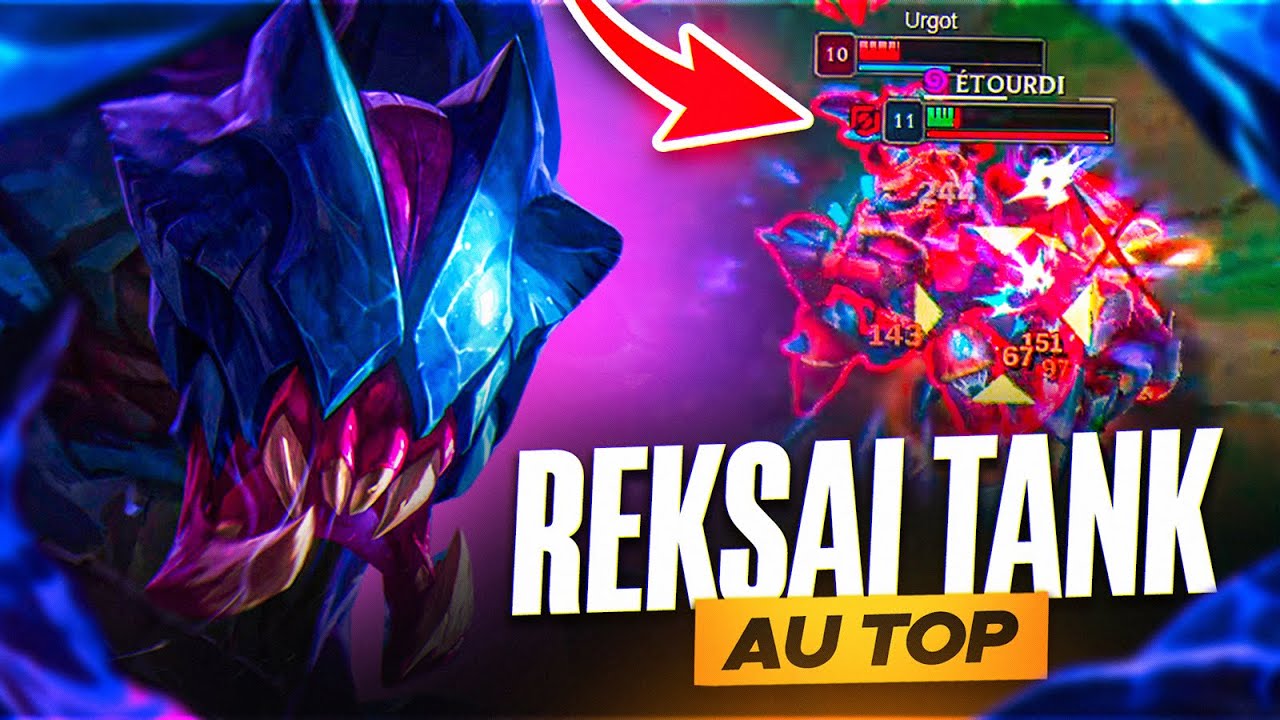 REKSAI TANK TOP deviens le MEILLEUR CHAMPION TOP LANE ( BEAUCOUP TROP DE REGEN )
