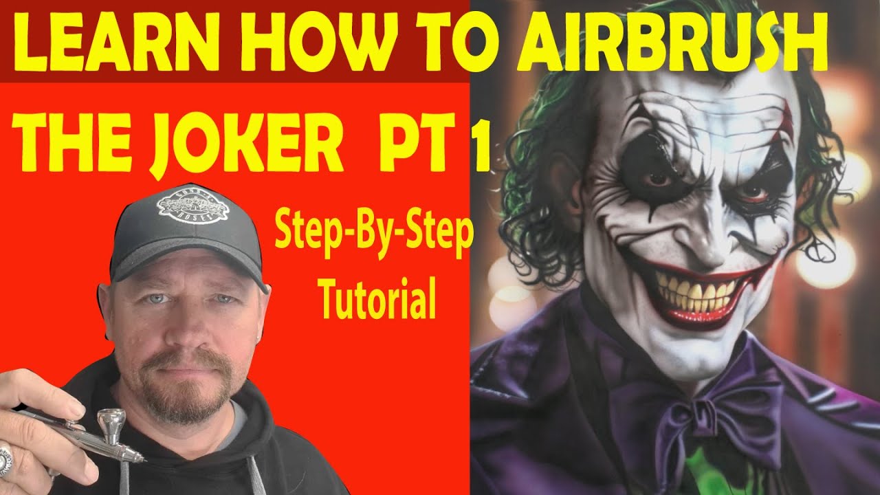 Learn How To Airbrush The Joker (Step-By-Step Guide)