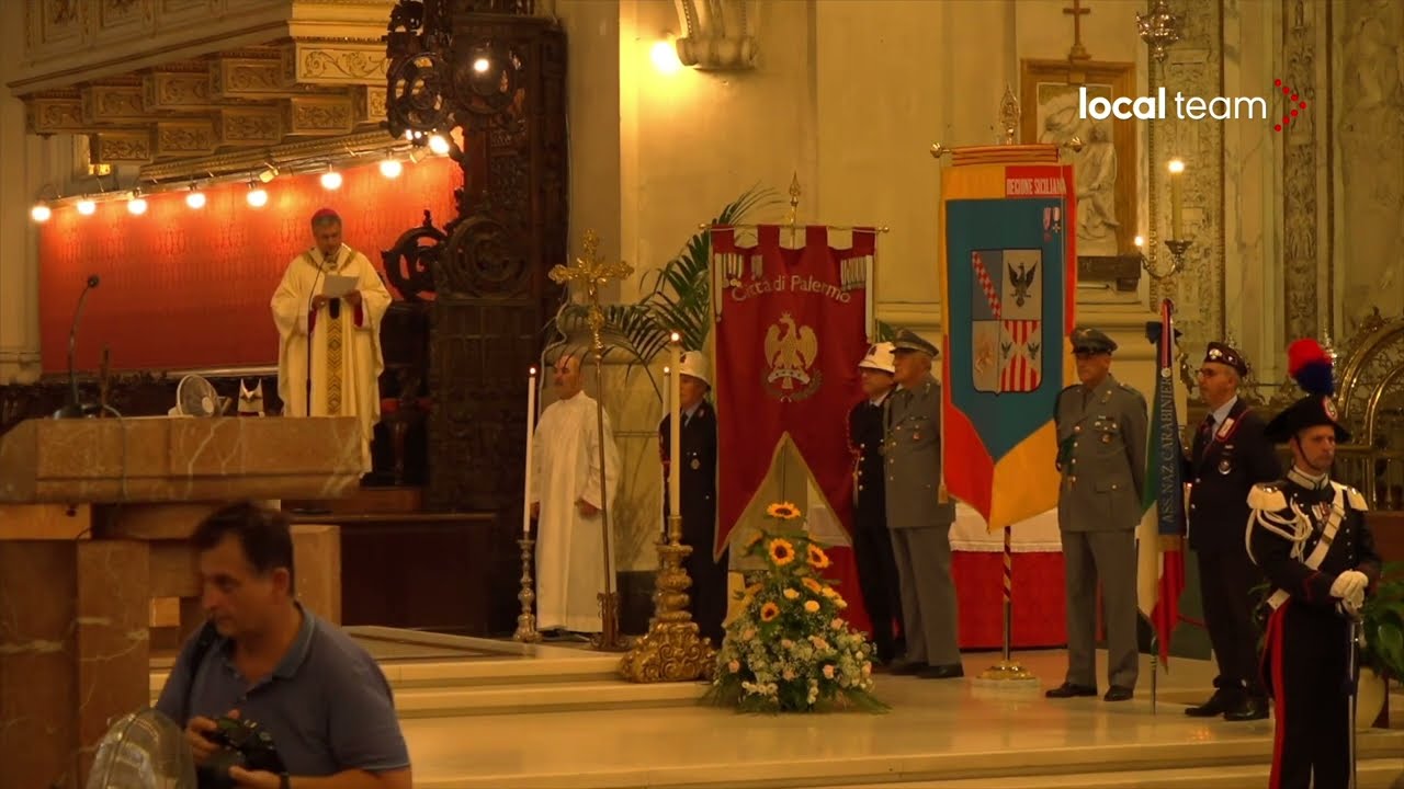 Palermo, la messa in ricordo del generale dalla Chiesa nel 40° anniversario dell'assassinio