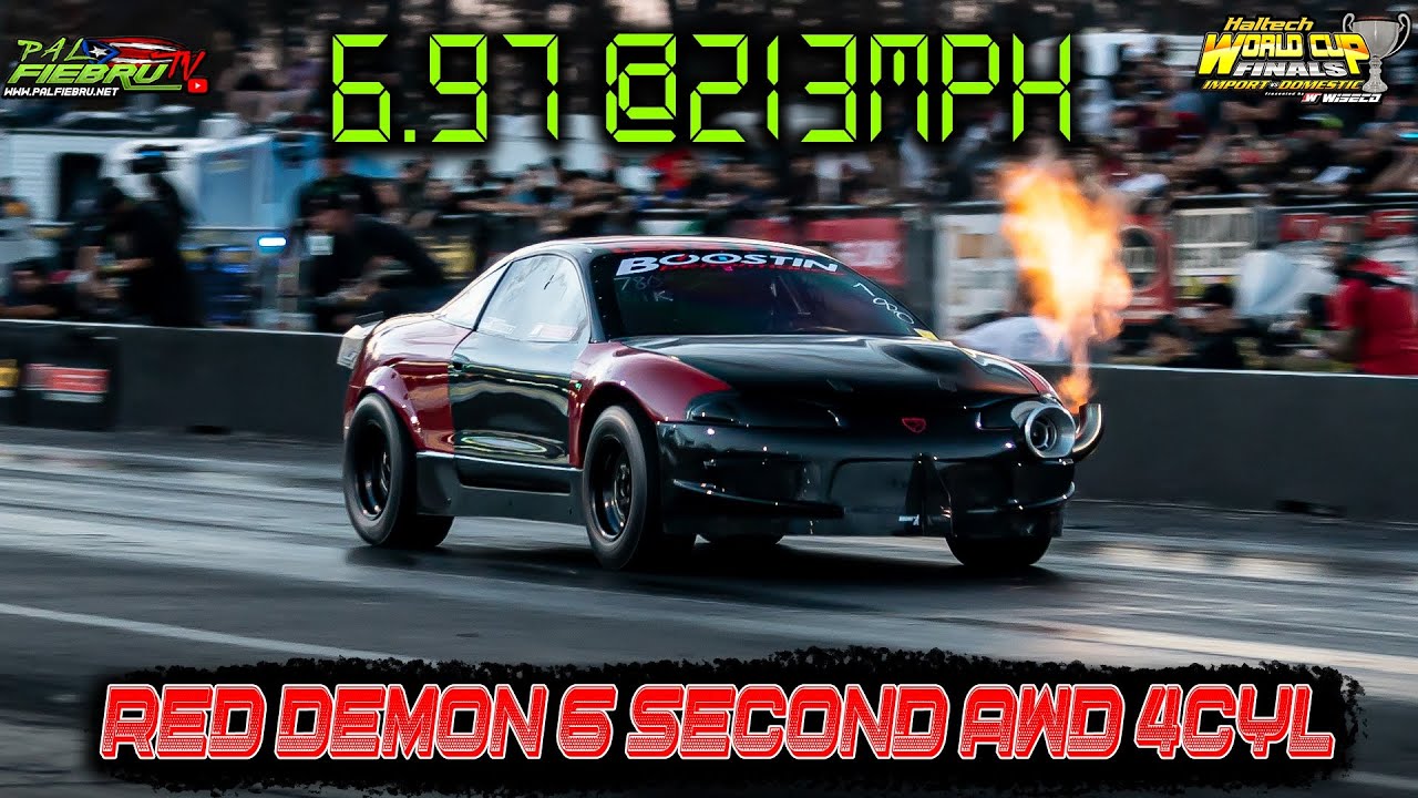 1800hp 4g63 Red Demon v2 6 Second AWD 4cyl Mitsubishi Stick Shift at World Cup Finals 2022 MIR