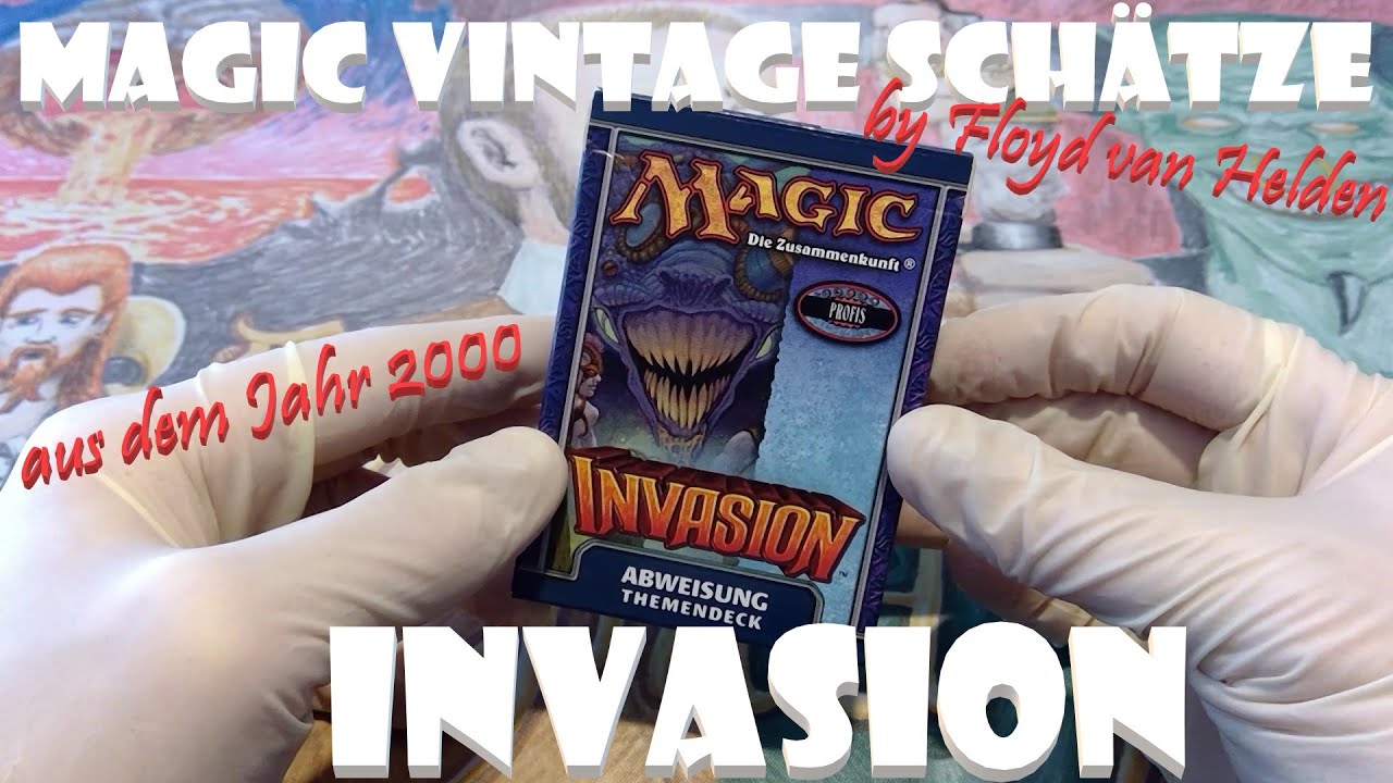 Magic Vintage Schätze 218: INVASION (2000) Theme Deck DISMISSAL Magic the Gathering MtG