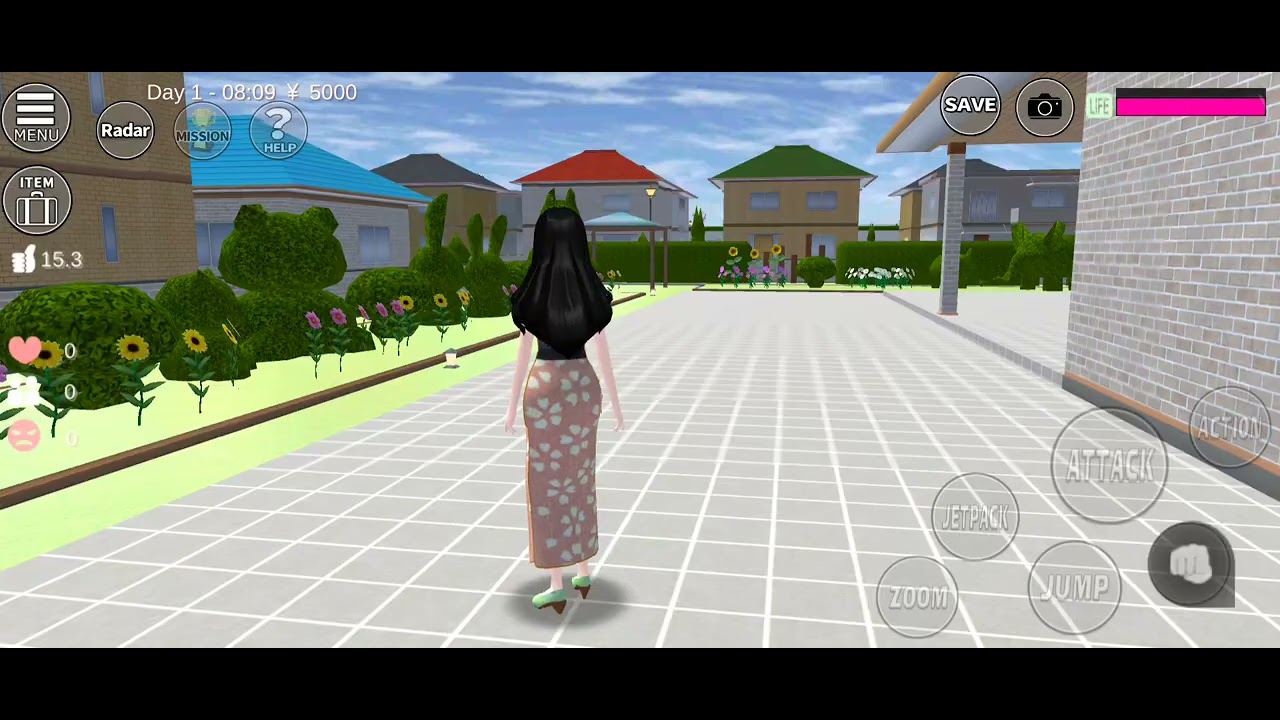 စာရေးနည်း ထဘီပြောင်းနည်း#sakura#baby game