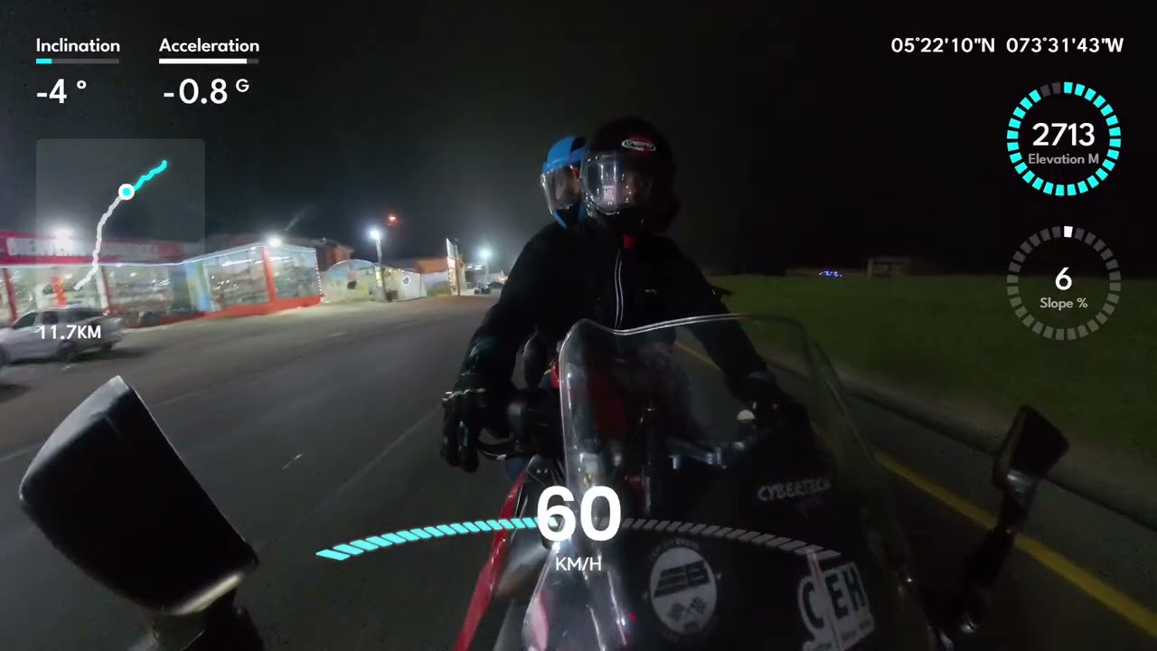 Rodada Nocturna en Carretera 🌙🏍️ | Apache RR 310 Devorando Asfalto 🔥 | Front View
