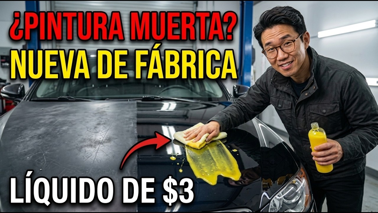 Este líquido de $3 revive pintura muerta como nueva. PERMANENTE. La industria lo ocultó
