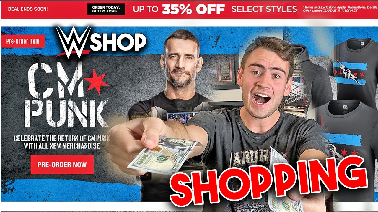 NEW WWE Cm Punk Merch!! | Shopping On WWEShop!!