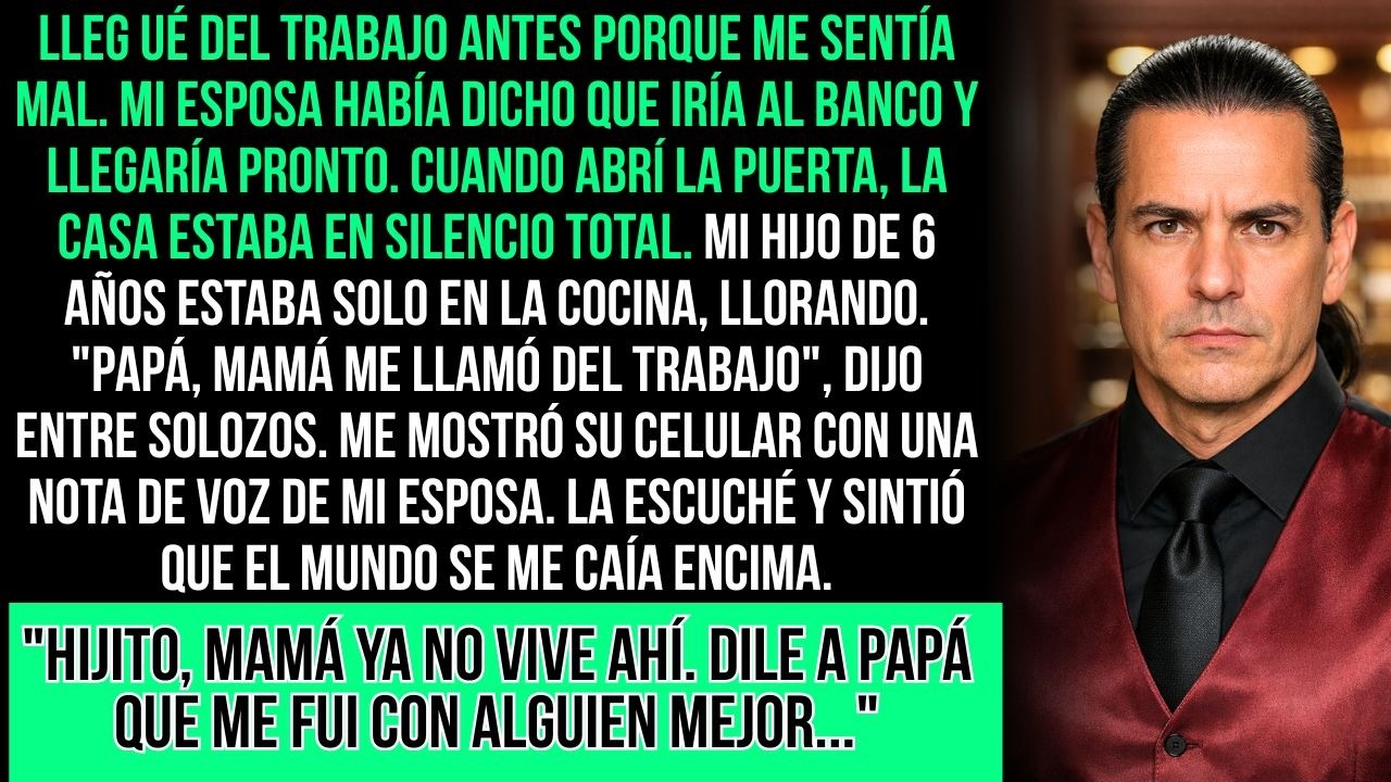 Volví Del Trabajo A Las 4 PM. Mi Hijo Estaba Solo Llorando: 