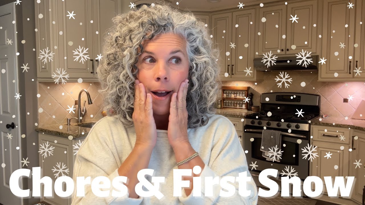 It's Reality:  House Chores, Grocery Run & Lola's First Snow ❄️