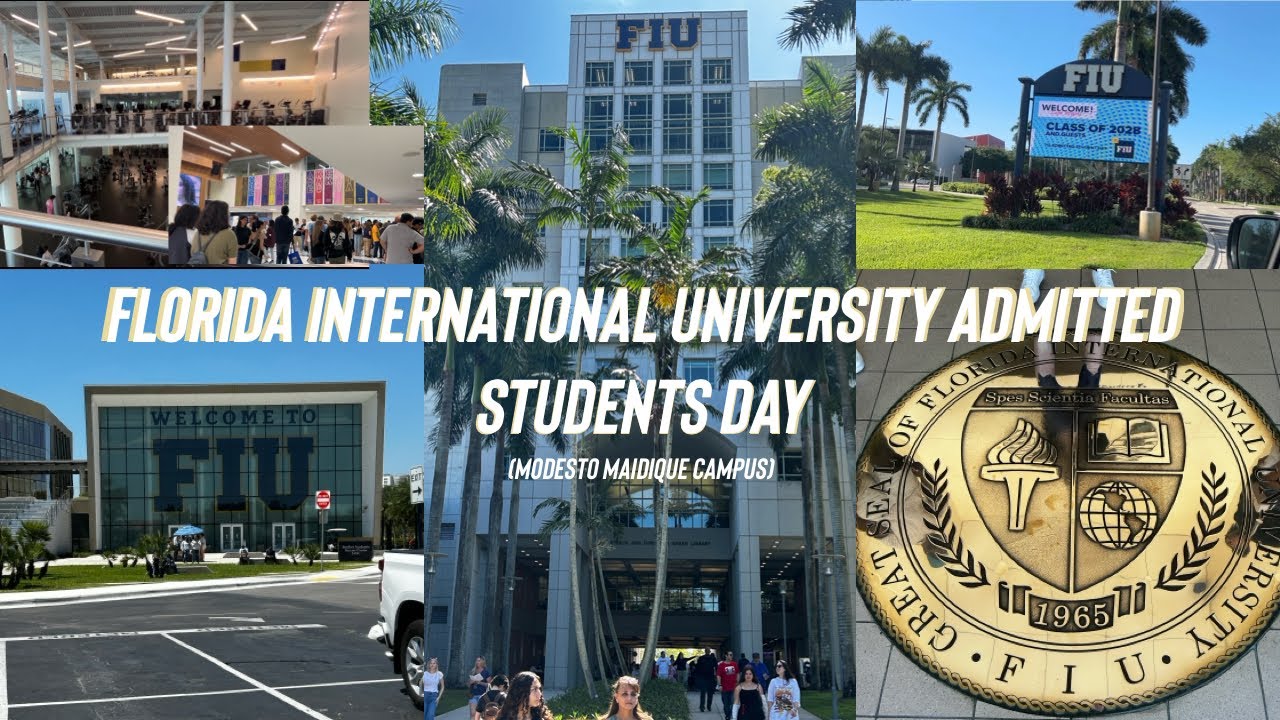 COLLEGE VLOG : FIU Admitted Student Day ( Dorms, Campus, Cafe, etc.)