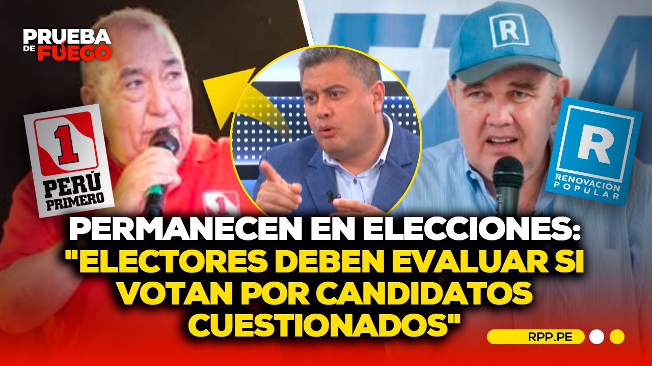 Mario Vizcarra y Rafael López Aliaga siguen en carrera electoral #PDFRPP | ENTREVISTA