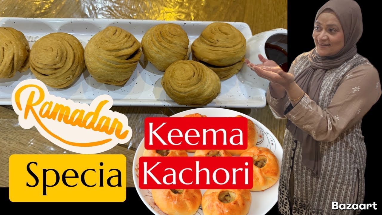 Ayesha Aor Us Ki Family Ko Mubarak || Ramadan Ki Aik Aor Recipe Keema Kachori ||@ghazaljawad
