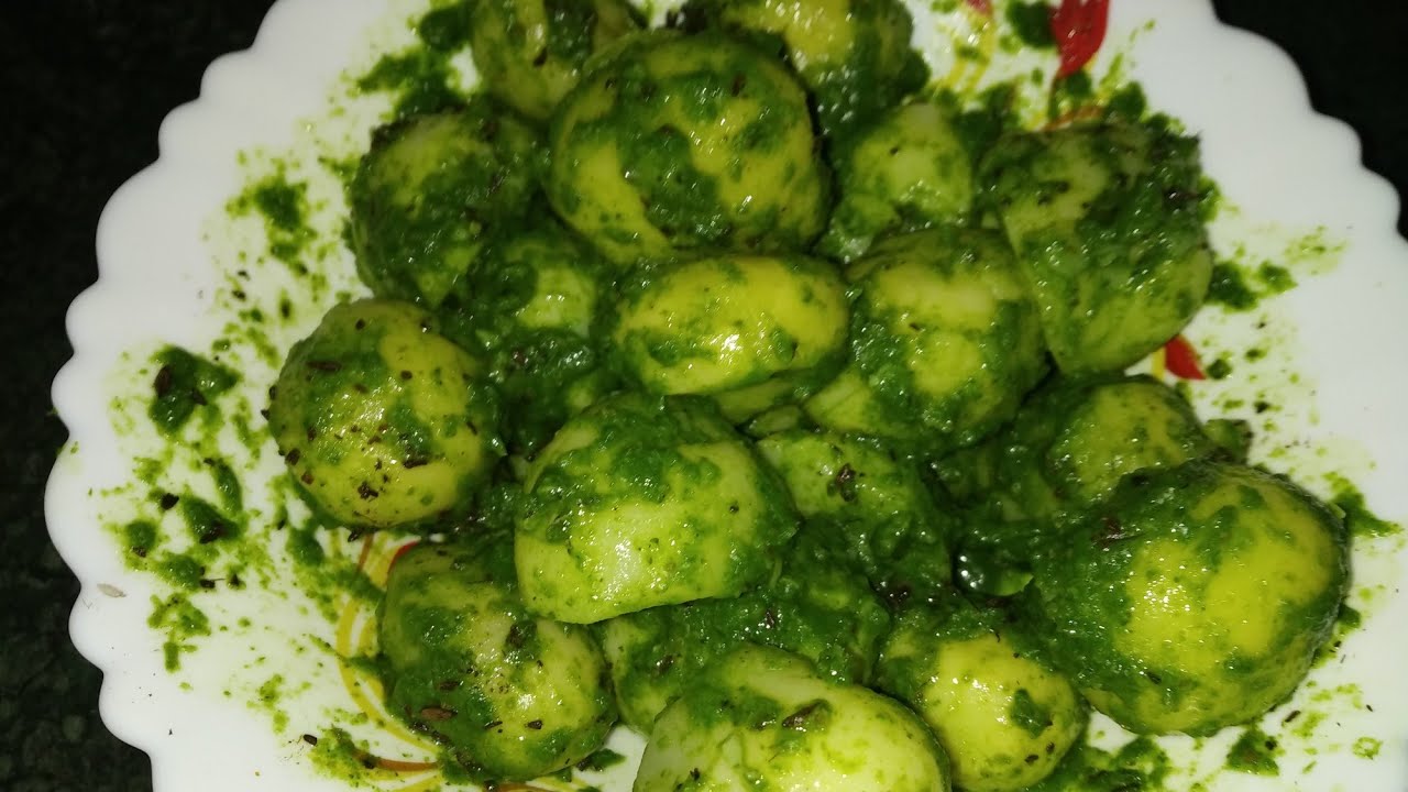 कानपुर की फेमस डिश धनिया आलू // Dhaniya ke Aloo //chutney ke aloo /हरी धनिया आलू //Hari dhaniya aloo
