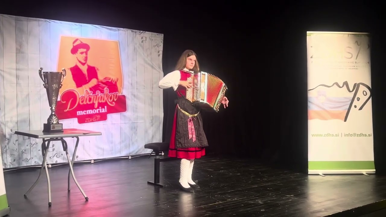 Večer na vasi (F. Delčnjak) - Kaja Završnik, absolutna zmagovalka Delčnjakovega memoriala 2023