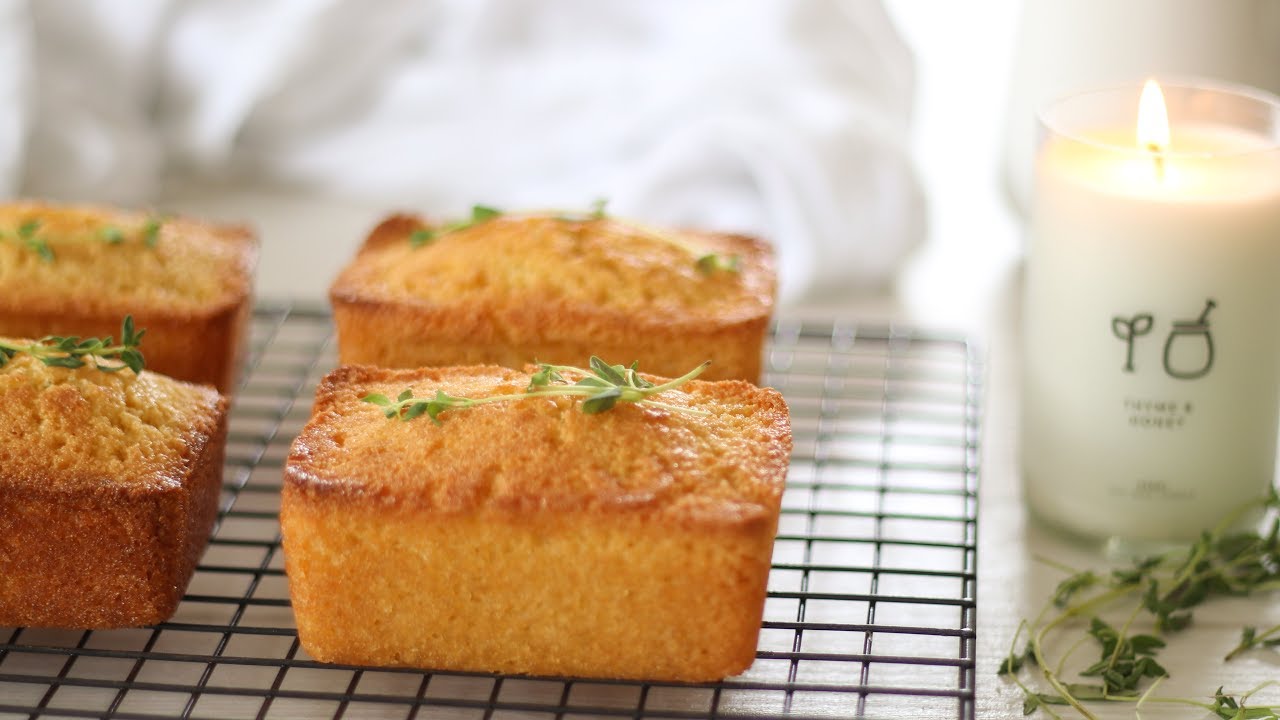 Thyme Honey and Lemon Mini Syrup Cakes Recipe
