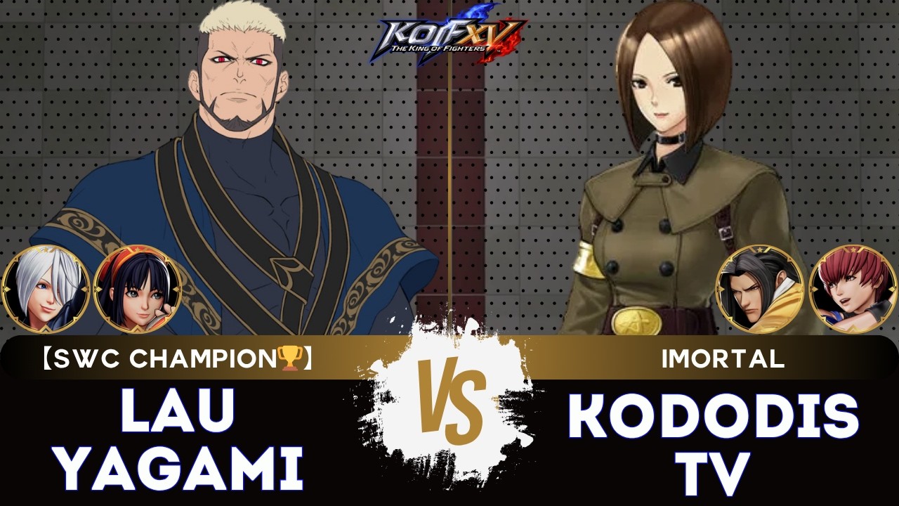 KOF XV ▰ LAUYAGAMI (Nakoruru/&Aacute;ngel/Goenitz) 🆚 KODODIS TV (Gato/Whip/Chris)🎞️Replay Match - 4/26
