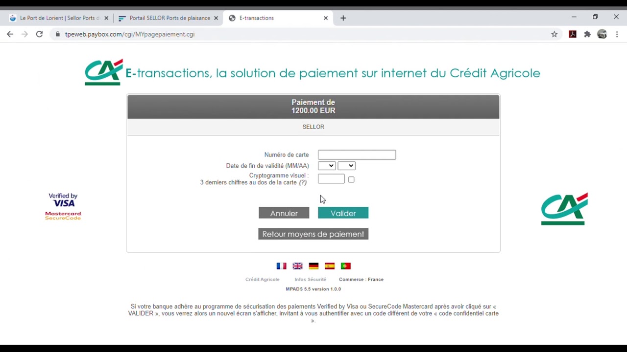Tuto : Payer sa redevance en ligne - Port de plaisance