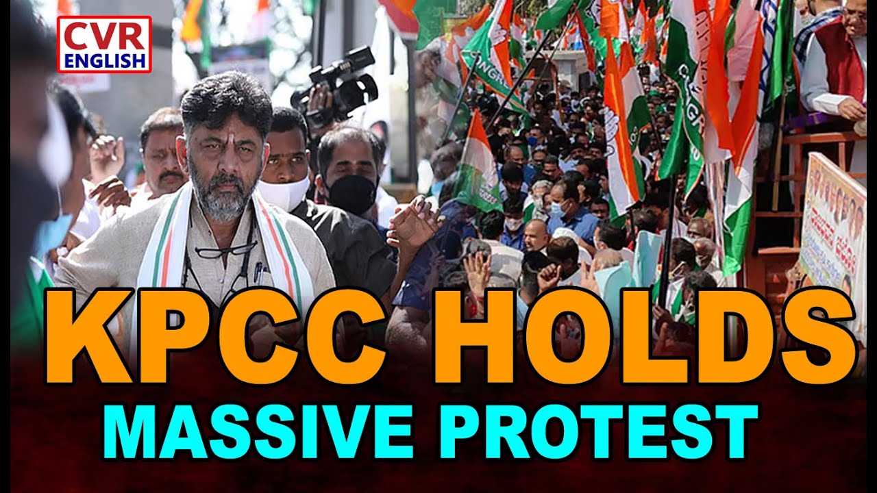KPCC protests at Freedom Park, Bengaluru against changes to MGNREGA|CVR English