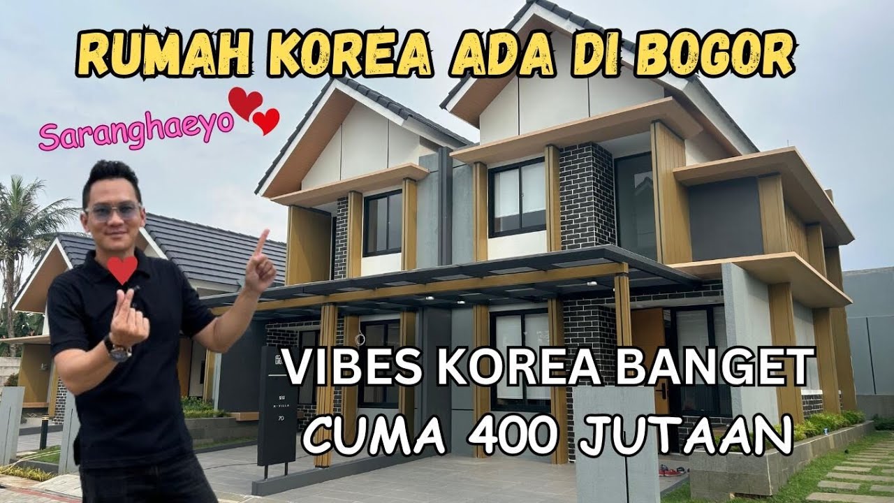 Rumah Korea di Bogor Gak perlu beli rumah di Luar Negeri #rumahmurah #rumahminimalis #rumahkorea
