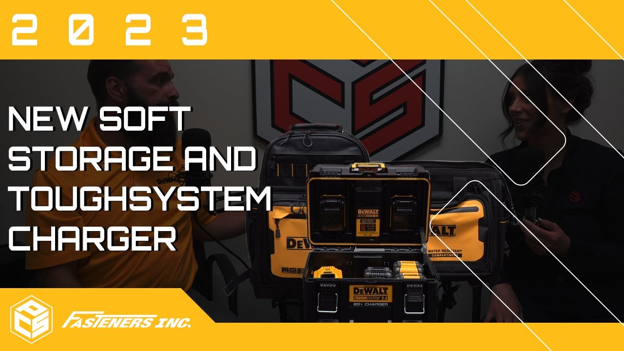 DeWALT NEW Soft Storage Solutions and ToughSystem Charger