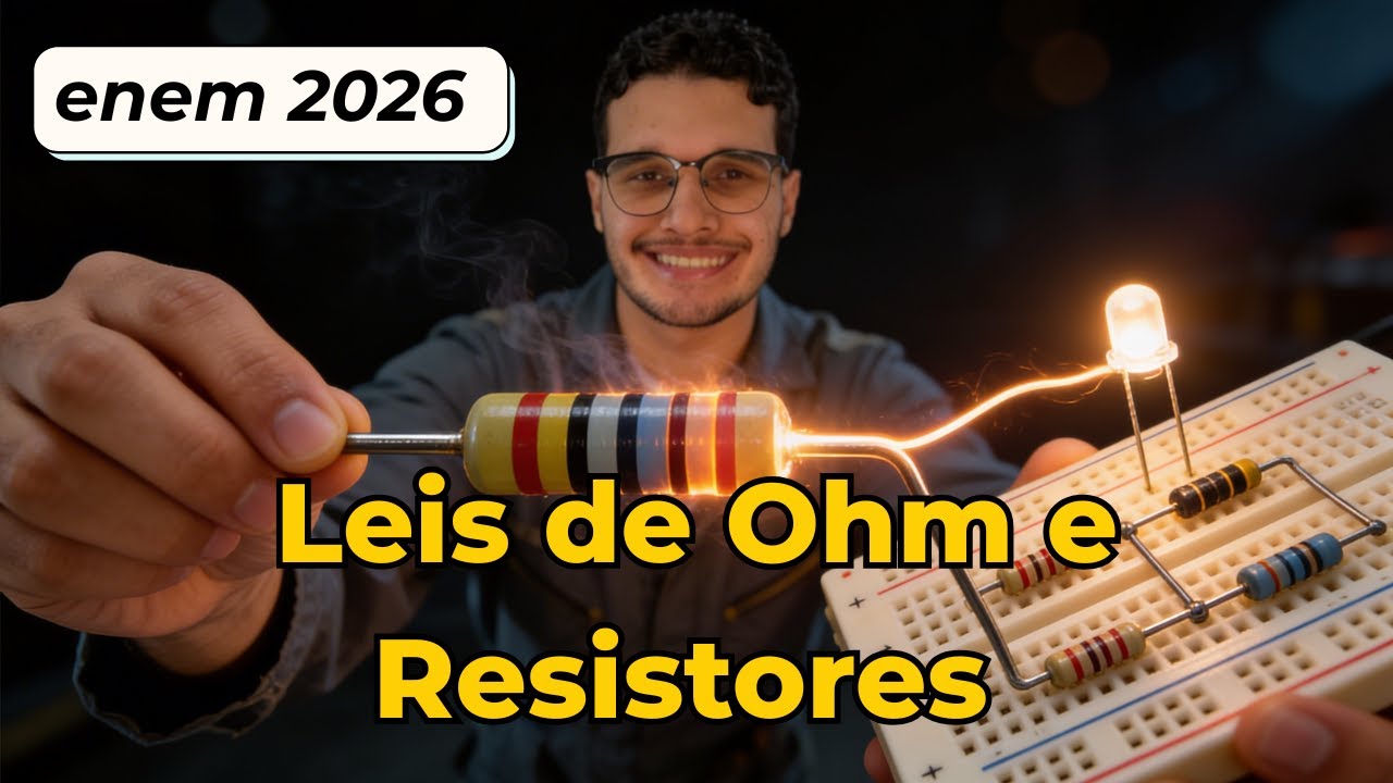 🟡 LEIS de OHM e RESISTORES no ENEM: Tudo o que Cai + Questões