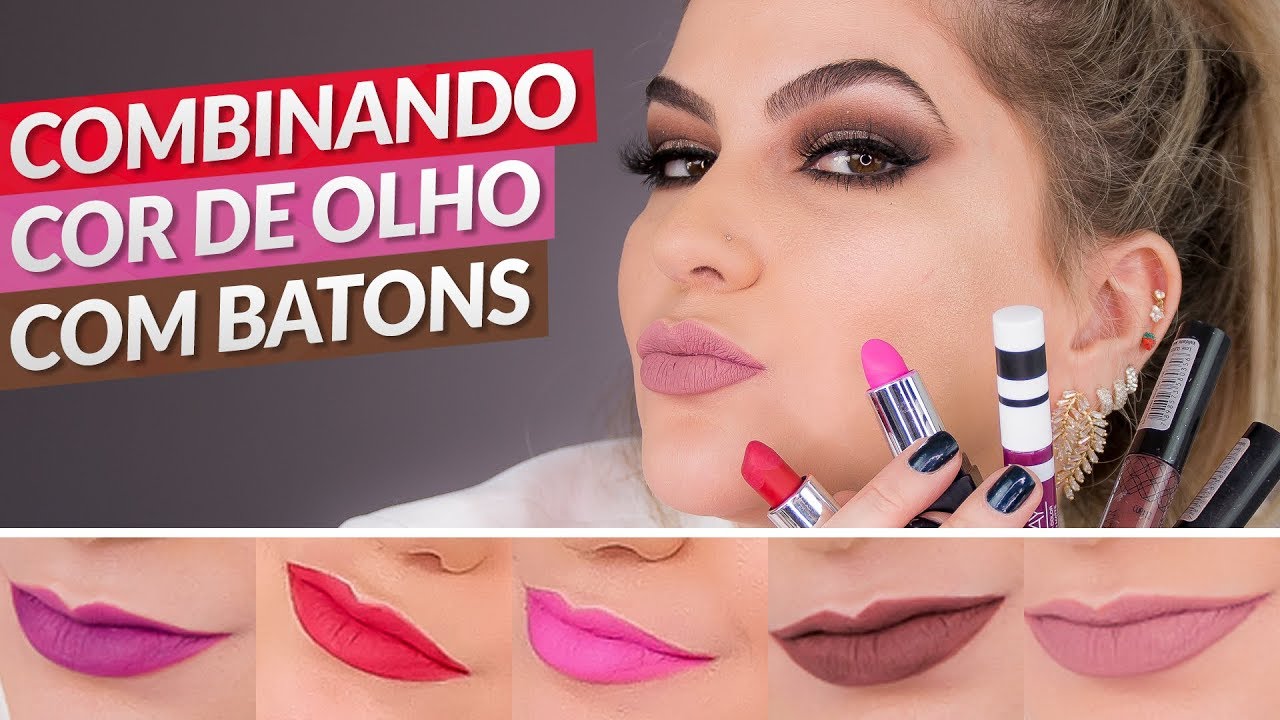 COMO COMBINAR COR DE OLHO COM BATOM | ALICE SALAZAR