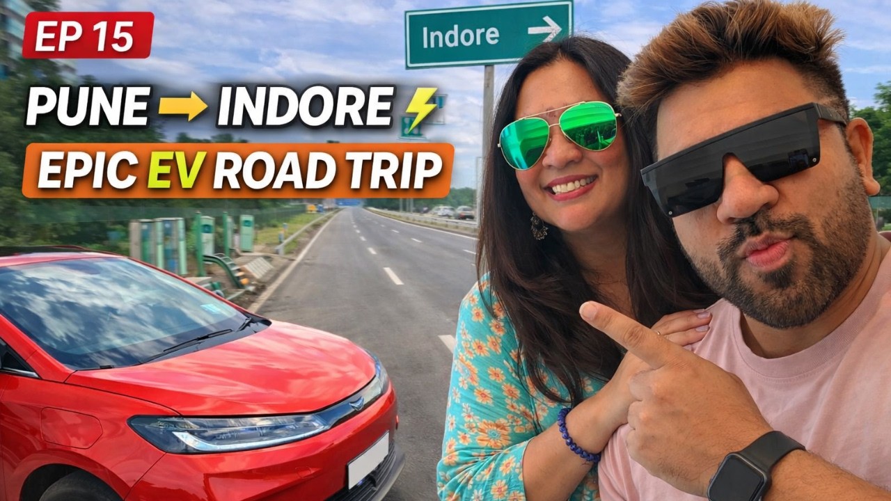 Pune to Indore in EV Car 😍⚡ | 700KM Epic Road Trip | Ep 15