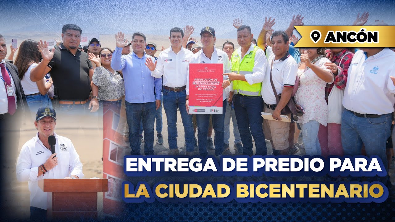 SBN TRANSFIERE TERRENO PARA PROYECTO URBANO SOSTENIBLE