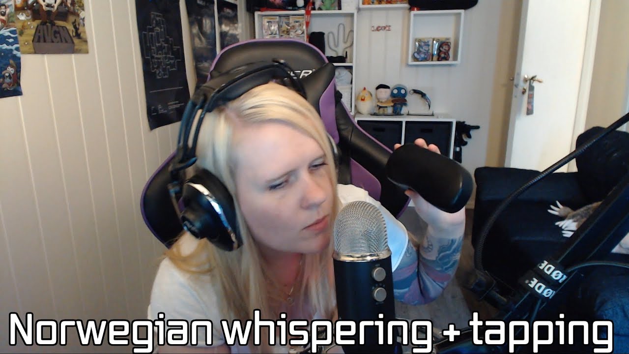 ASMR - Tapping & Norwegian Whispering #02 // NORSK ASMR!