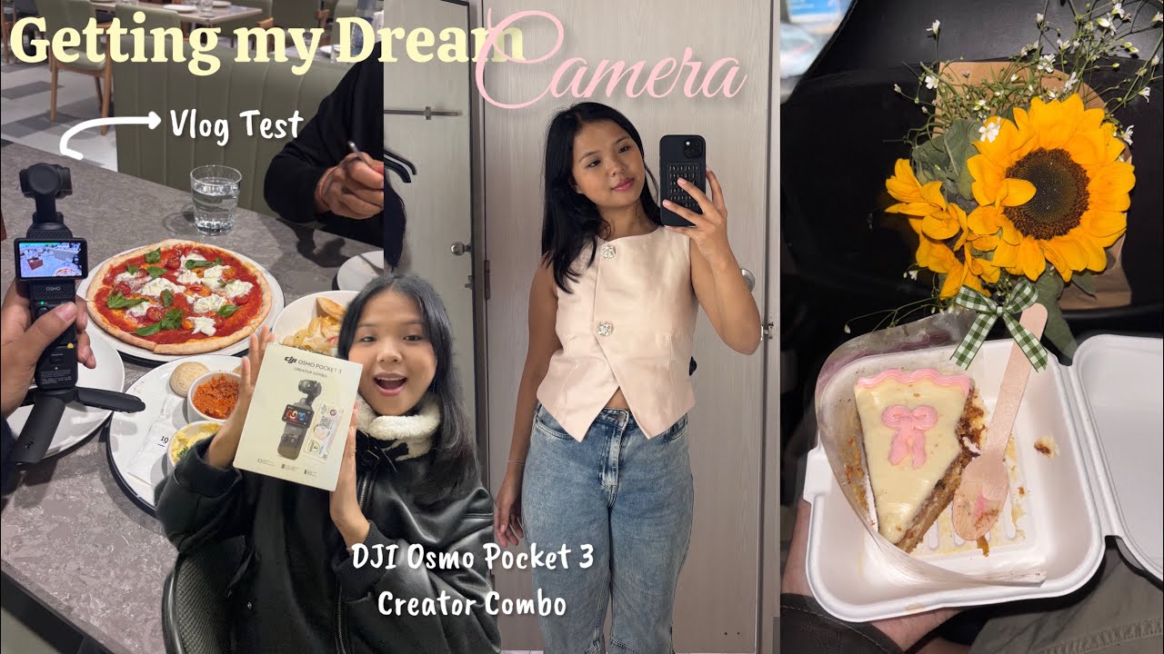 Getting a DJI Osmo Pocket 3 📸✨from my YouTube money ( price, unboxing & test vlog)☁️🍃