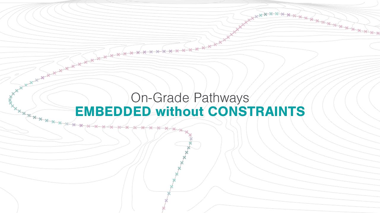 On-Grade Pathway: Embedding to Landform