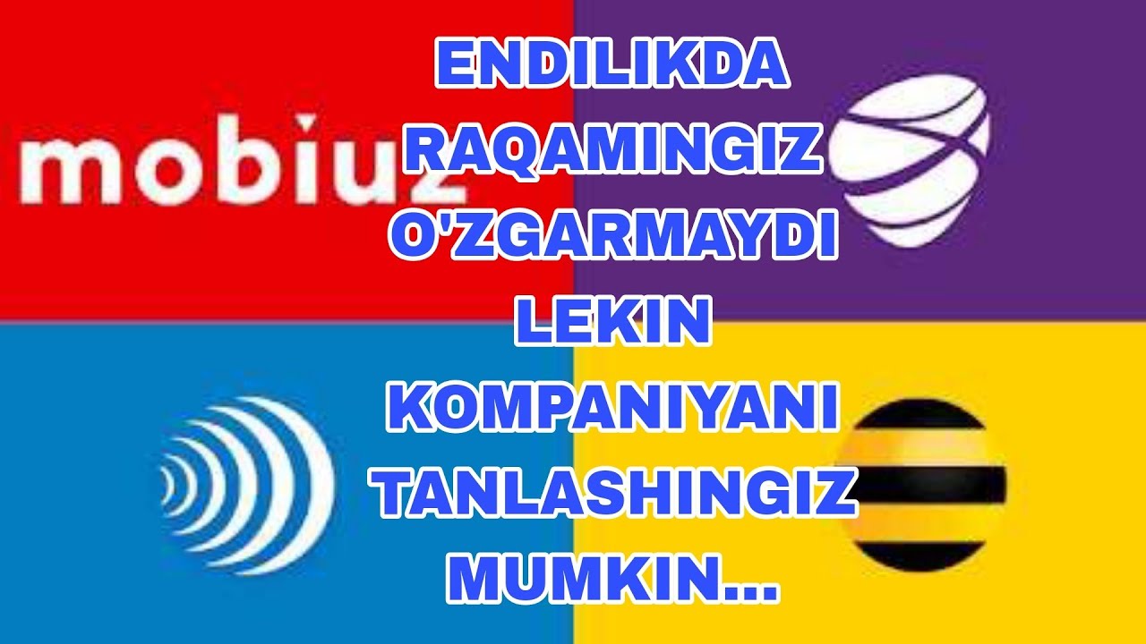 RAQAMNI SAQLAGAN HOLDA MOBIL OPERATORNI O'ZGARTIRISH. BU  NIMA DEGANI?