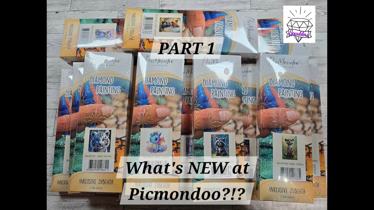 Что нового в Picmondoo, часть 1 из 3 - Миниатюрные алмазные картины!