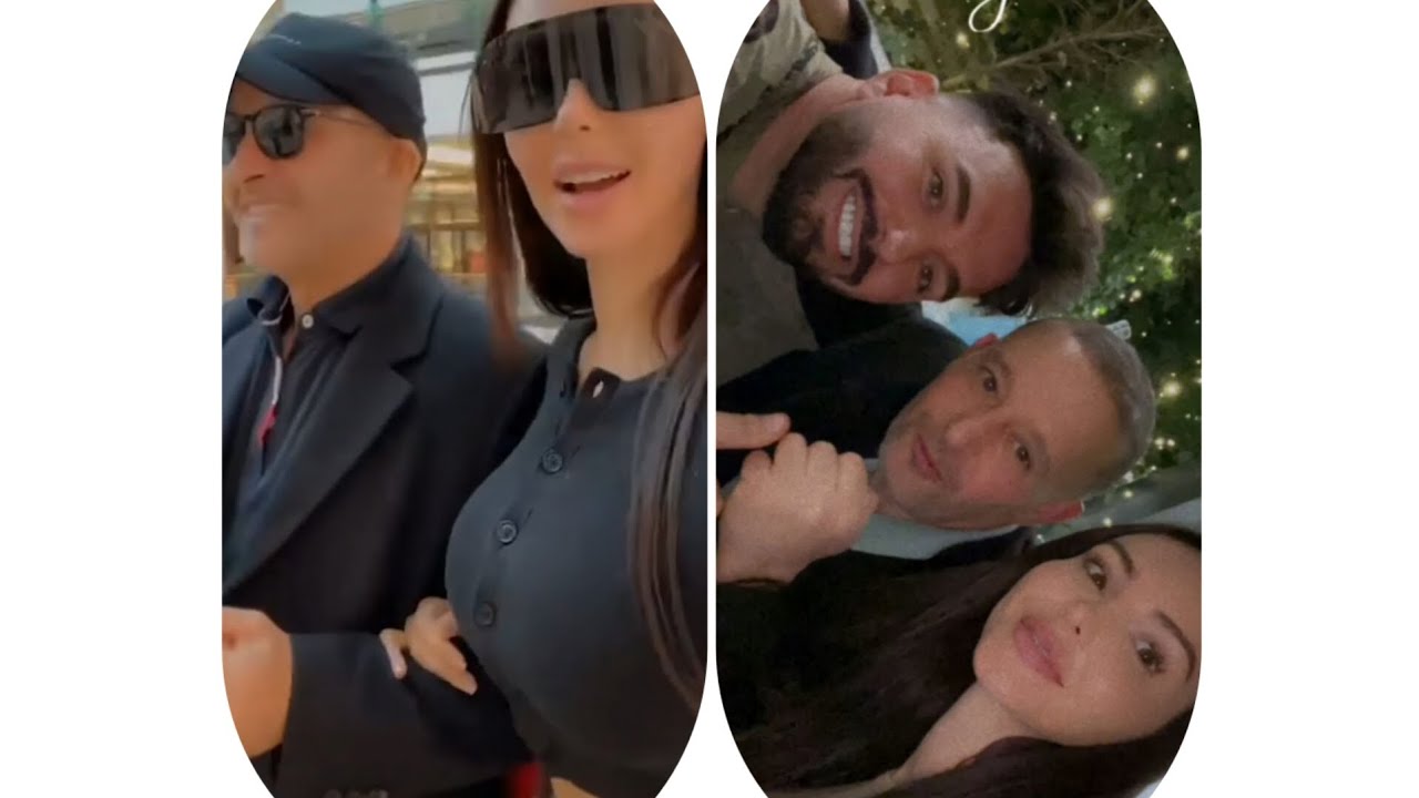 Le papa de Nabilla les rejoint pour le réveillon Noël sur Dubai.Nabilla la plus heureuse au monde ❤️