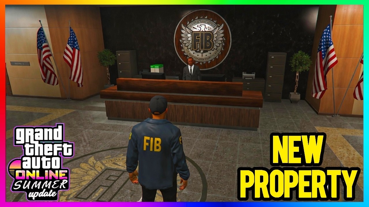 GTA 5: Новое DLC &laquo;Полиция ФБР&raquo; 2026, Костюмы, Интерьеры офисных помещений, GTA5 RP (обновление GT...