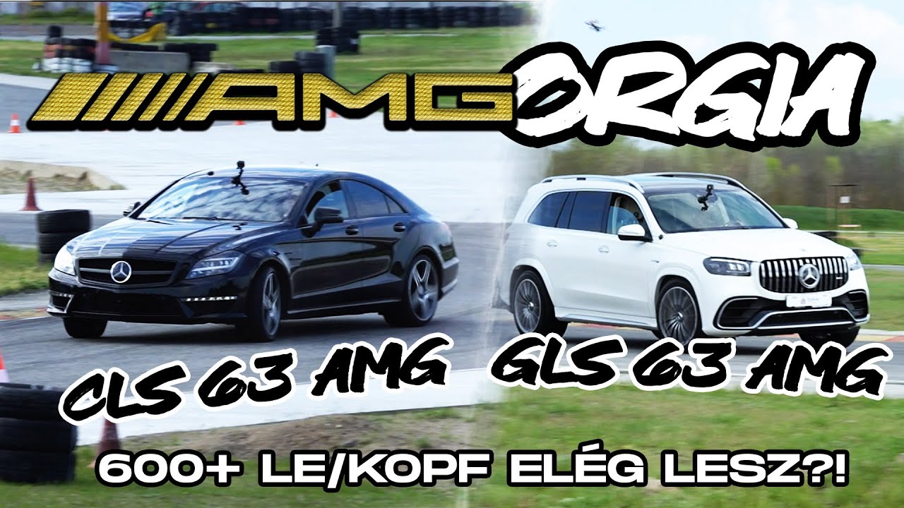 Dömpike AMG-ből!  - Mercedes-Benz GLS 63 AMG vs. Mercedes-Benz CLS 63 AMG (Laptiming Ep. 234.)