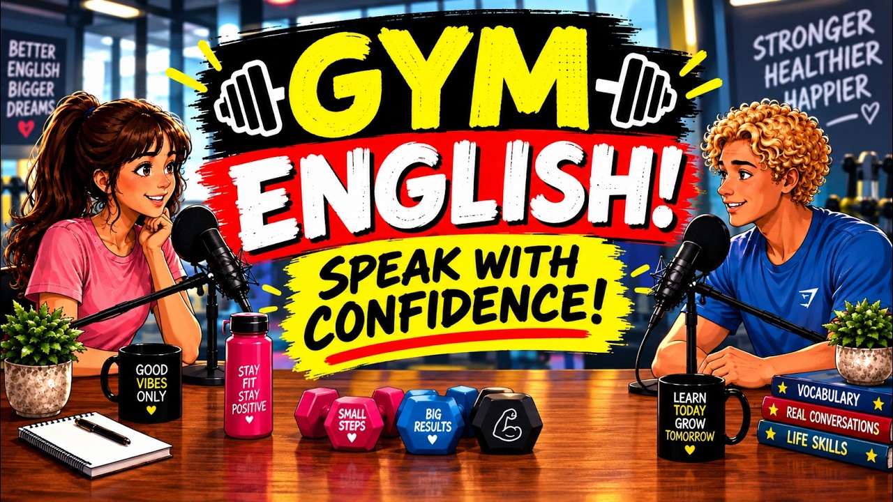 GYM ENGLISH! Learn English Through a Real Gym Conversation 💪 | Speak English with Confidence