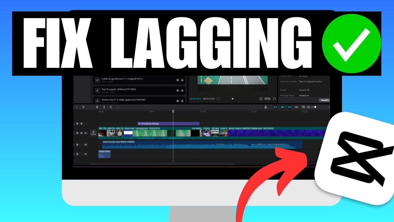 How To Fix CapCut Lagging on PC (Faster Playback)