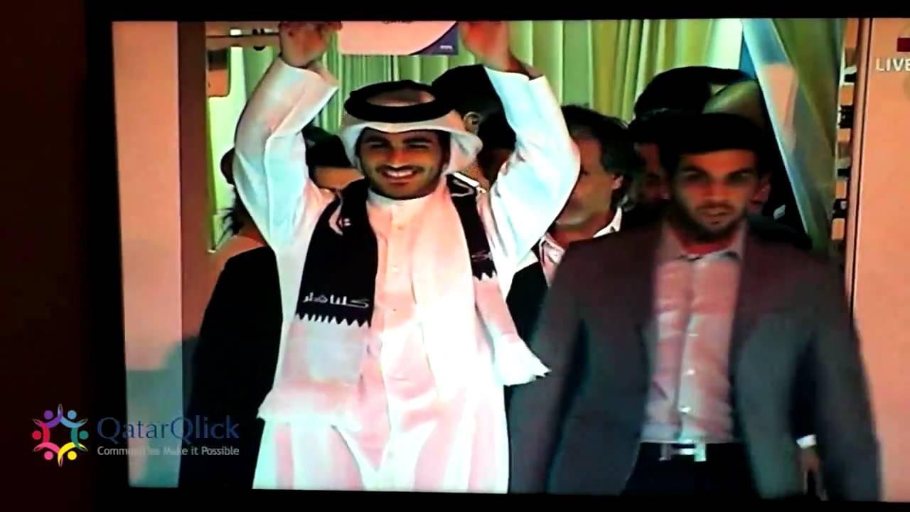 Arrival of Qatar 2022 Bid Committee to Doha
