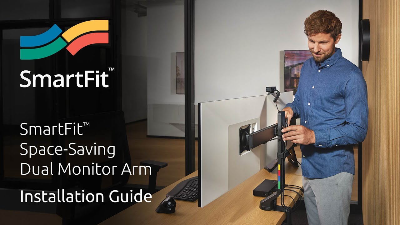 How to Install Kensington SmartFit™ Space-Saving Dual Monitor Arm | Video Guide