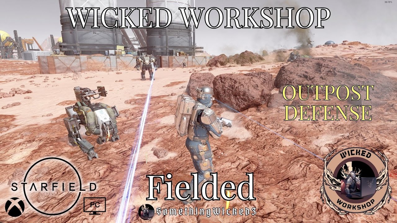 Starfield Mods- Fielded  EPIC Outpost Battle!
