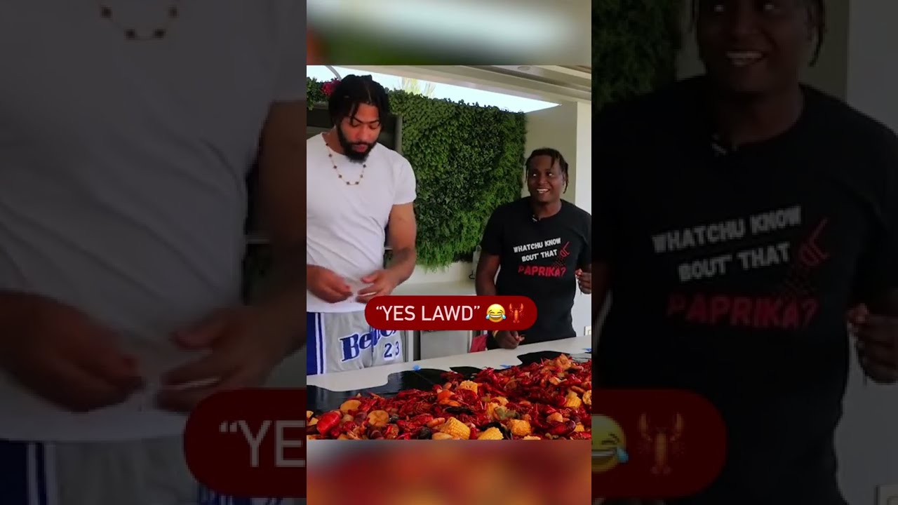 Anthony Davis eating GOOD in the offseason    via @chefjayvoo