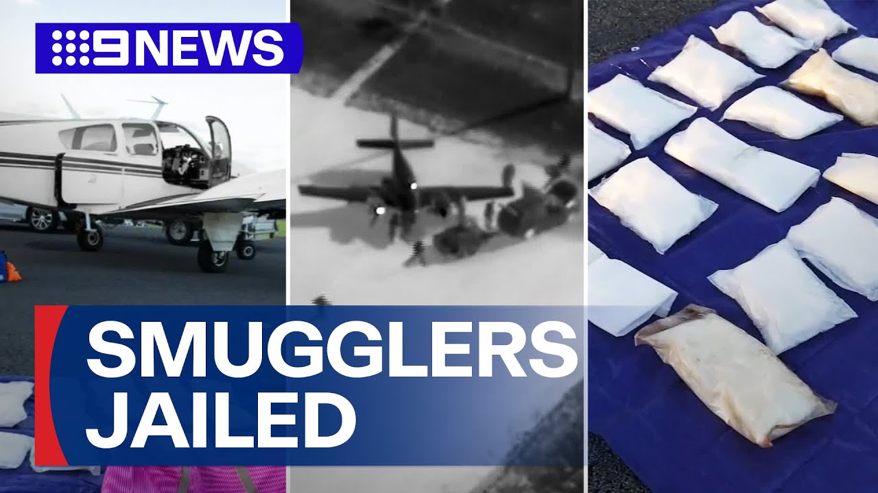 Co-pilot of plane loaded with meth jailed | 9 News Australia
