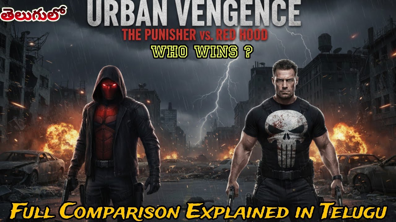 Punisher vs Red Hood Powers, Skills Full Comparison Explained in Telugu || Who Wins ? || Comic Magic