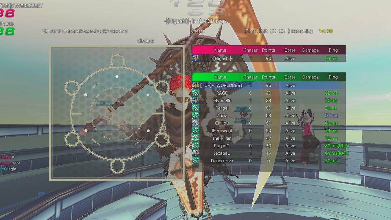 S4 Xero [TOP]V1WORLDBEST Chaser Gameplay (20 Mins 12 People)