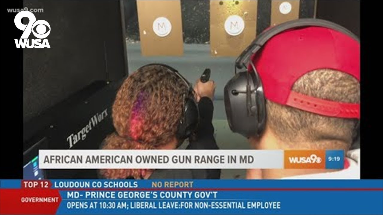 African American owned gun range in Maryland