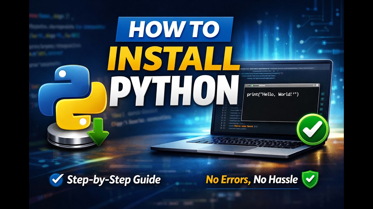 Python Installation Guide (2026) | Install Python & Setup PATH (Easy Tutorial)