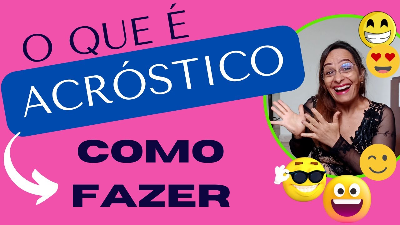 Acróstico | COMO FAZER | O que é acróstico com as palavras